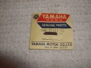 Yamaha OEM NOS footrest rubber cover 341-27413-00 TX500 TX650 TX750 XS500 #1710 - Picture 1 of 3