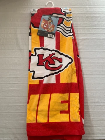 Kansas City Chiefs NFL 30" x 60" Beach Towel McArthur Brand New Cover
