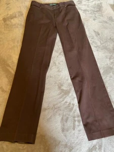 Lauren Ralph Lauren Women's Pants Brown Size 2 - Picture 1 of 7