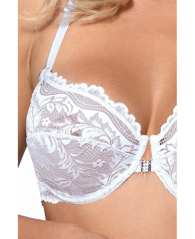 Soutien gorge Soft ROZA SEFIA Blanc non rembourré dentelle - Sur Commande - Photo 1/4