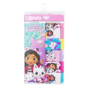 Gabby's Dollhouse Toddler Girls Underwear, 6-Pack, Sizes 2T/3T - Picture 1 of 5