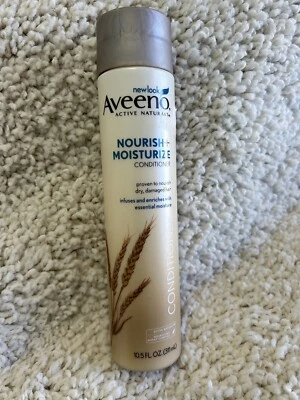 Acondicionador Aveeno Active Naturals Nourish + Shine 10,5 oz cabello seco dañado Foto 1 de 3