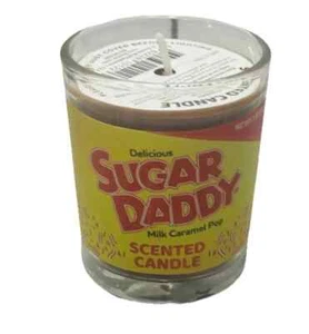 NEW SUGAR DADDY milk caramel pop candy SCENTED Candle Mini 3 Oz - Picture 1 of 1