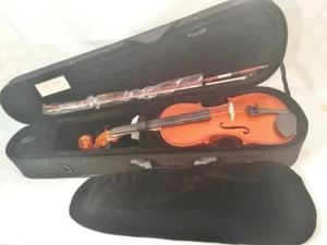 "Grottano 4/4 taglia (14") violino avanzato fatto in Romania con custodia, arco in legno, setup! - Foto 1 di 1