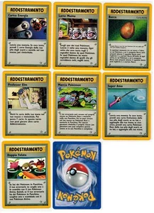 Pokemon TCG Neo Genesis Lot 7 Cards Training Italian - Picture 1 of 1