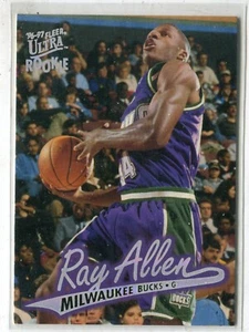 1996-97 Ultra Ray Allen tarjeta de novato a radiocontrol #60 Hof Millwaukee Bucks - Imagen 1 de 1