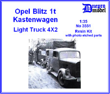 Dnepro Model Dn3551 - 1/35, Opel Blitz 1t Kastenwagen, scale resin model kit