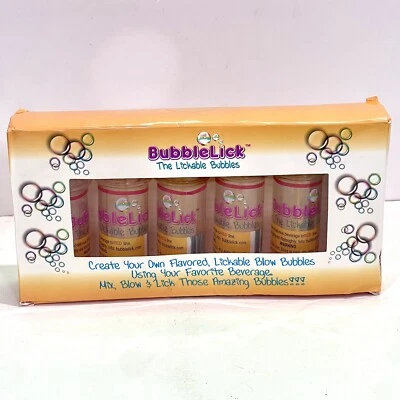 Edible Bubbles Kit Bubblelick 6 Pack The Edible Bubbles Vat19 Make Your Own - Image 1 of 3