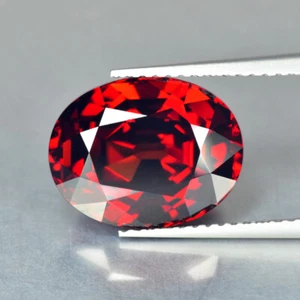 8.56Ct Oval, Charming VVS_Clarity Natural Coke Red Spessartite Garnet - Picture 1 of 2