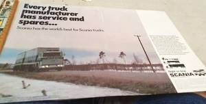 1976 SCANIA TRUCK Australian Sales Advert - Imagen 1 de 1