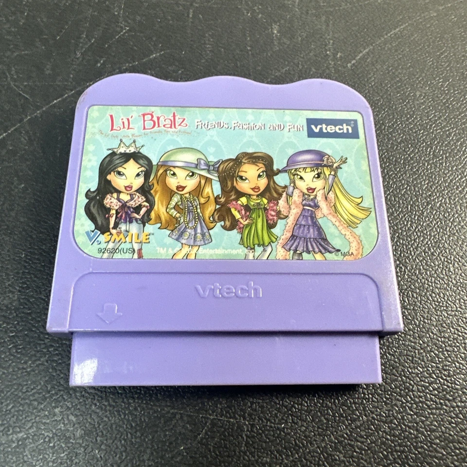 Lil Bratz Friends Fashion And Fun Vtech  V.smile Game Cartridge v Tech v smile  - Image 1 of 3