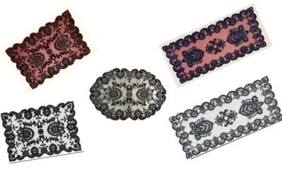 Modern Luxury Organza Glitter Table Runner Dining Table Placemats Table Mat Gift - Image 1 of 4