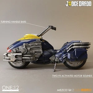 Mezco Toyz ONE:12 Judge Dredd Dark Blue Mdx Lawmaster (rare) No Box - Picture 1 of 4