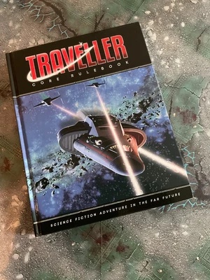 Traveller RPG CORE RULEBOOK Sci-Fi Far Future Mongoose Publishing HC hardcover - Image 1 of 4