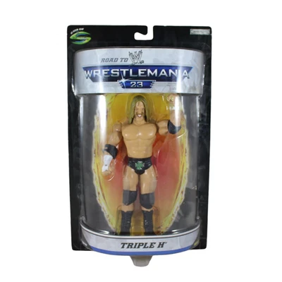 Jakks Pacific WWE Summerslam Road to Wrestlemania 23 Series 1 Triple H Figure - Image 1 of 4