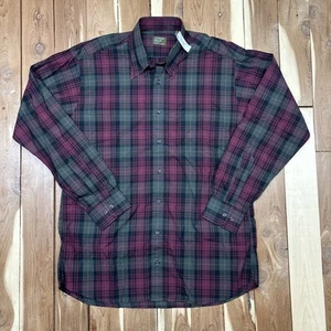 NUEVO CON ETIQUETAS Camisa Gitman Bros. Master Fabricantes M Multicolor Algodón a Cuadros Camisa Hecha en EE. UU. - Imagen 1 de 9