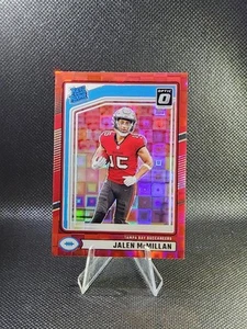 2024 Panini Donruss - Rated Rookie Jalen McMillan #388 Optic Red Pandora Prizm - Bild 1 von 2