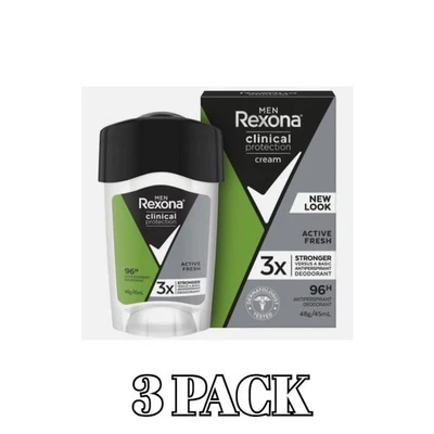 Creme antitranspirante clínico masculino Rexona 96 horas 45 ml - Imagem 1 de 2