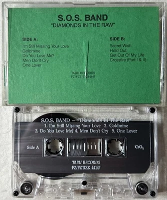 S.O.S. Band - Diamonds In The Rough Open Cassette 1989 Tabu (52nd Street Repro) - Image 1 of 4