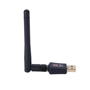 600M External Dual Band 2.4G/5G Antenna WiFi USB Adapter Receiver Wireless Ne FY - Afbeelding 1 van 7
