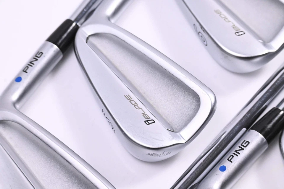 Ping iBlade Irons / 4-PW / Blue Dot / Regular Flex Ping AWT 2.0 Shafts - Image 1 of 4