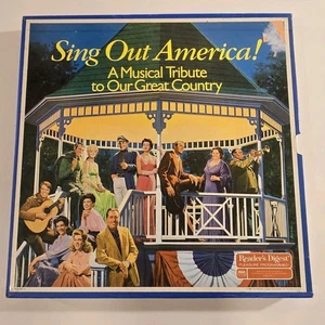 Andrews Sisters Bing Crosby Glenn Campbell Sing Out America 8-Record Set - Picture 1 of 9