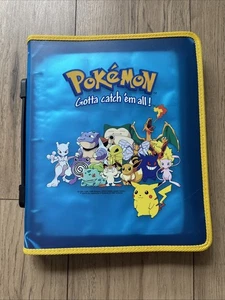 Vintage Pokemon Game Freak Karten Sammlung Mappe 26 Karten Blätter dabei - Bild 1 von 13