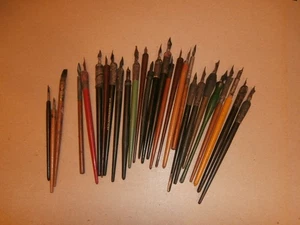 27 alte Kalligraphie Füllfederhalter Zeichenstifte Lot Newton Stoakes Adler Kiemen - Bild 1 von 20