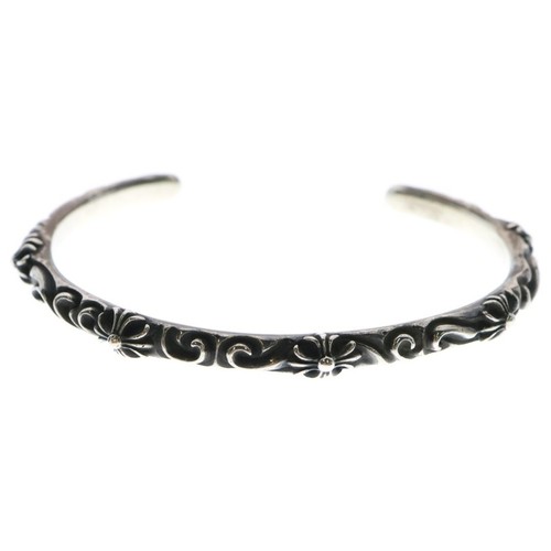 CHROME HEARTS BRACCIALE CUORI CROMATI SBT Bracciale Fascia Argento BCA126 Usato9cce051b1adaade6d