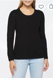 Market&Spruce Jackson Waffle Knit Navy Pullover Sweater Women's Large Stitchfix - Picture 1 of 5