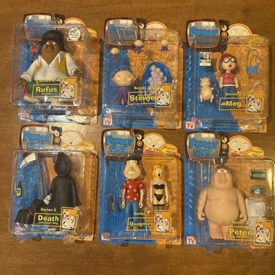 Padre de Familia Serie 2 Lote de 7 Variante de Muerte Atolladero Meg Peter Stewie Mezco Toyz Foto 1 de 4