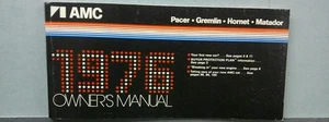 1976 AMC Owners Manual Pacer Gremlin Hornet Matador - Picture 1 of 7