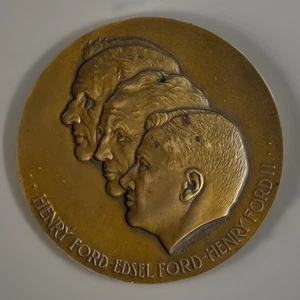 1953 *HENRY FORD-EDSEL FORD-HENRY FORD II* (FORD MOTOR CO.) 50 JAHRE MEDAILLE MÜNZE! - Bild 1 von 2