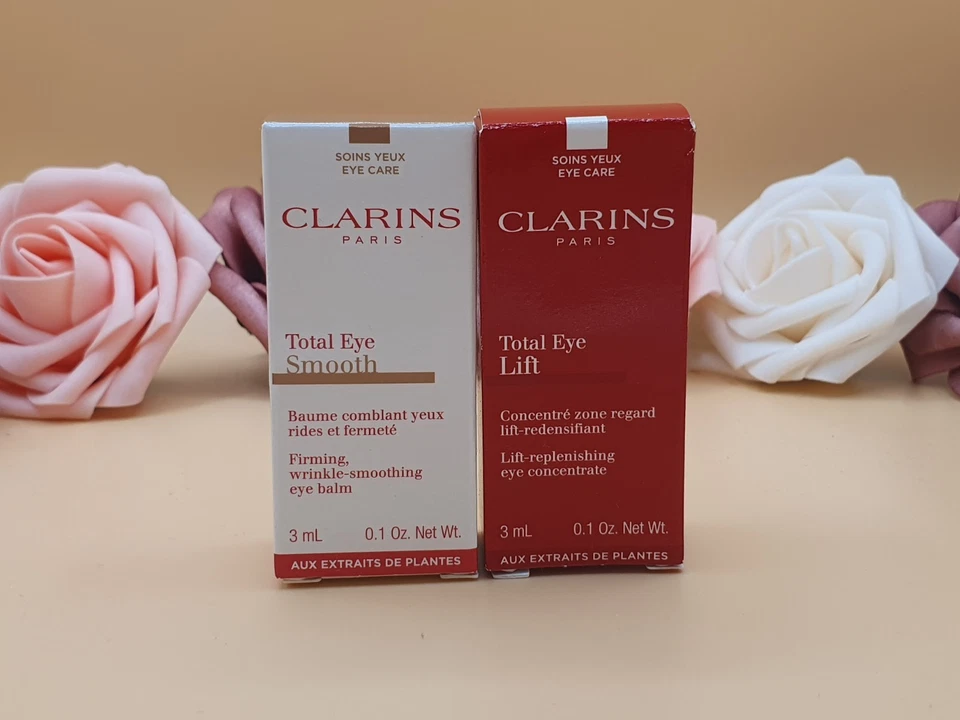 Clarins 🌺 Total Eye Lift Concentrate + Total Eye Smooth Balm 2x 3ml Neu - Bild 1 von 1