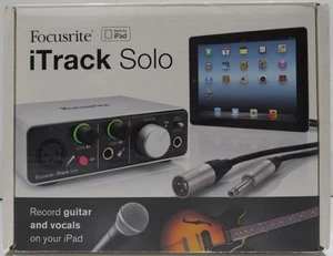 Focusrite ITRACK SOLO LIGHTNING USB Audio Recording Interface For iPad/Mac - Picture 1 of 6