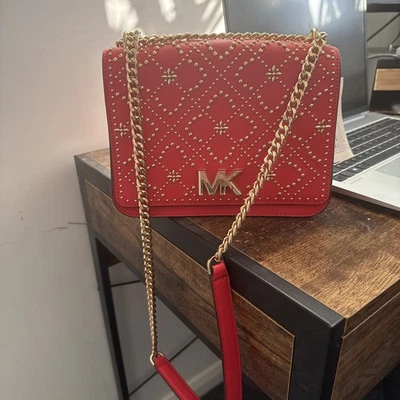 Michael Kors Leather Crossbody Handbag - Image 1 of 4