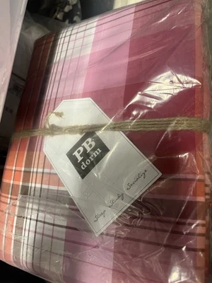 Edredón doble a cuadros Pottery Barn Teen Prescott nuevo Foto 1 de 3