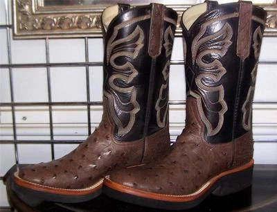 Botas de Vaquero Rios of Mercedes Pluma Completa Avestruz Suela Crepé Damas 7.5 C  Foto 1 de 4