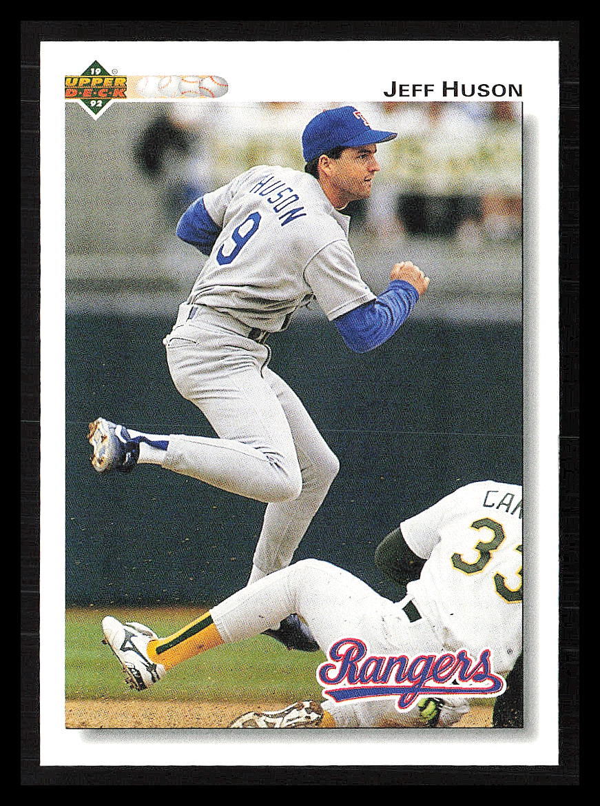 Jeff Huson 1992 Upper Deck #196  Texas Rangers