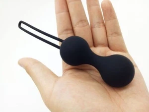 Kegel Balls Silicone Pleasure Balls-Black Pleasure Dome 64 grams ** - Picture 1 of 8