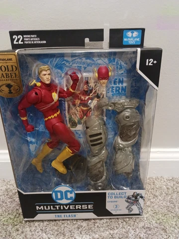 McFarlane DC Multiverse Gold Label FLASH Cyborg Build A Figure Flashpoint  BAF Cover
