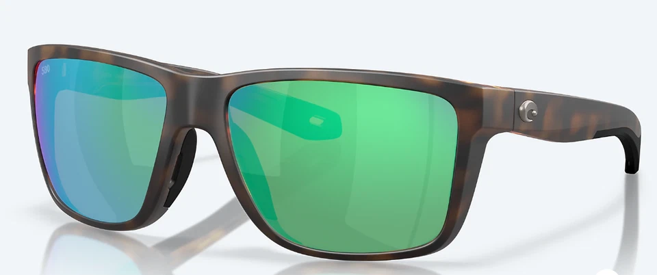 COSTA DEL MAR Broadbill II 580 POLARIZED Sunglasses Tortoise Green Mirror 580G - Image 1 of 1