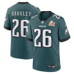 Saquon Barkley Philadelphia Eagles Nike Super Bowl LIX Game Jersey-SIZE-LARGE - Picture 1 of 6