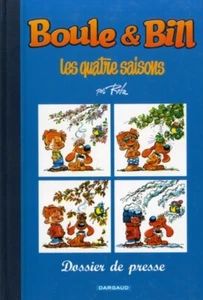 ROBA BOULE ET BILL LES QUATRE SAISONS DOSSIER DE PRESSE DARGAUD DOS TOILÉ 2001 - Picture 1 of 24
