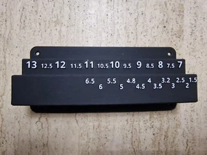 Drill Bit Organiser Size Holes 1.5-13 mm Wall Mounted Tidy Holder - Picture 1 of 3
