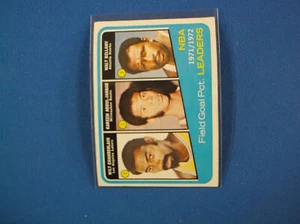 1972/73 Topps basketball # 175 Rebound Leaders Jabbar/Wilt EX + - Picture 1 of 2