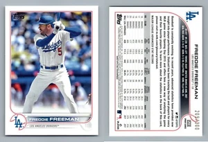 2022 TOPPS ADVANCED STATS 209/300 PARALLEL US330 FREDDIE FREEMAN DODGERS - Picture 1 of 1