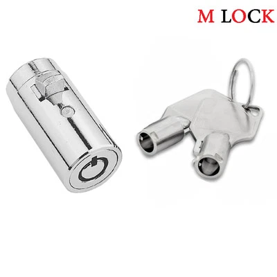 M LOCK LOT OF 2 Pepsi Vending Plug Lock Universal Replacement Machine Soda Snack NEW