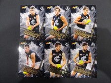 2019 AFL SELECT FOOTY STARS INSTANT IMPACT SET OF 6 CARLTON