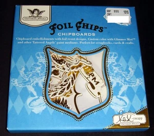 Chips de lámina Tattered Angels 19 piezas artesanía renacentista rockina - Imagen 1 de 4